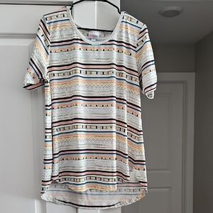 LuLaRoe Classic T Pastel Pink/Peach/Teal/Navy/Olive Green/White Short Sleeve Tee